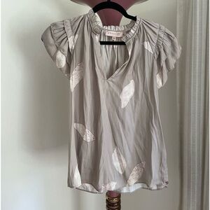 Philosophy sleeveless blouse ruffle
